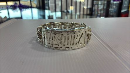 Sterling silver 10.5” long bracelet