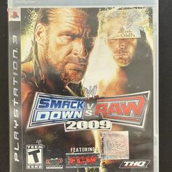 Video Game Smack Down VS Raw 2009 PS3