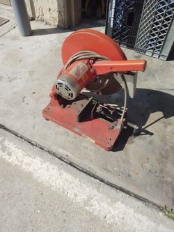 14 inch Milwaukee chop saw for metal