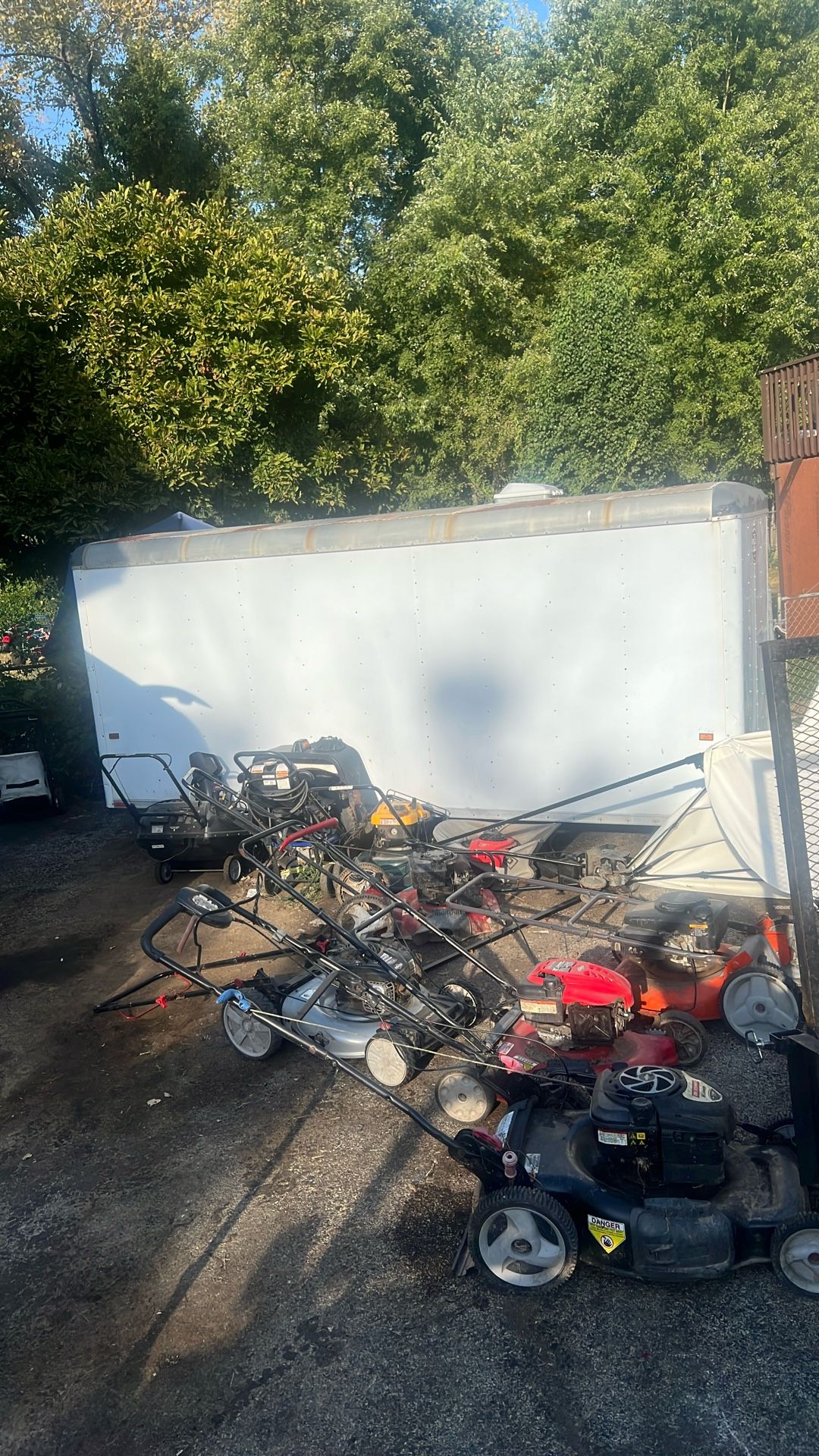 enclosed trailer