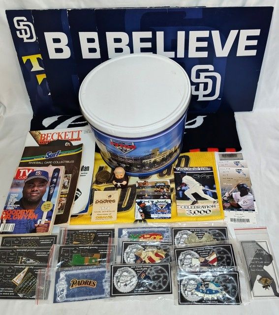 San Diego Padres Assorted Souvenirs & Collectibles Lot