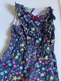 3-6 Months Baby Girl Floral Ruffle Romper Jumpsuit