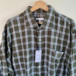 Peter Millar NWT Flannelite Button Down Shirt Size 2XL