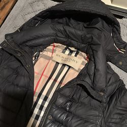 Burberry Brit Down Puffer Long With Hood  M/L 