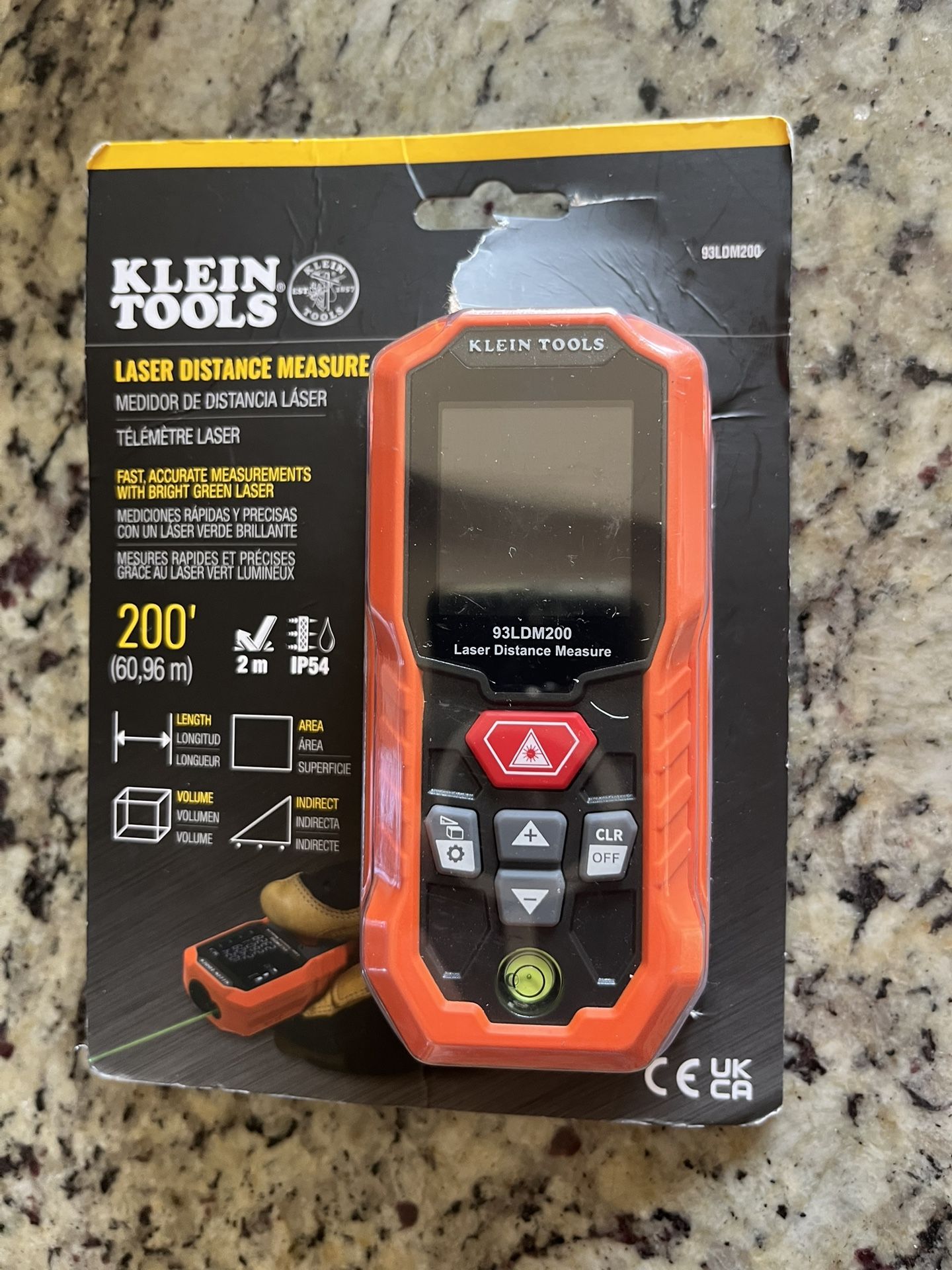 Klein Tools Laser Distance Measure 93LDM200