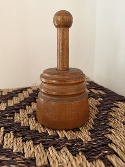 Antique Butter Mold Wheat Pattern 