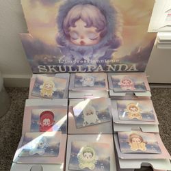 Authentic POPMART Skullpanda l'impressionnisme