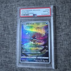 PSA10 Keldeo 179/172 AR VSTAR Universe Pokemon 
