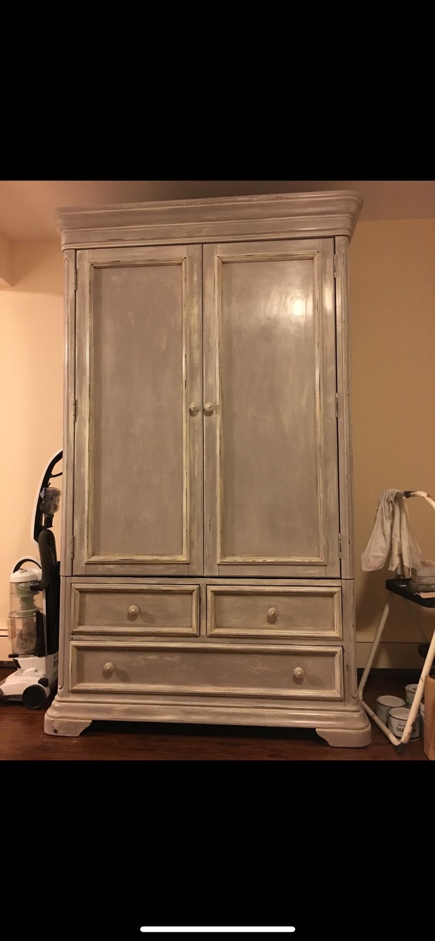 Armoire Dresser. Wood Great Condition 