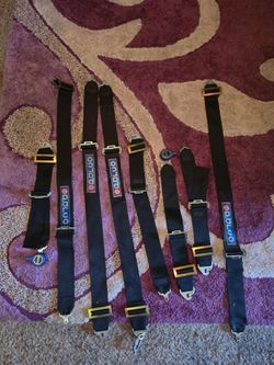 SPARCO 4PT RACING SEAT BELTS  TWO PAIRS