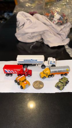 Micro machine, trucks and trailers   Set