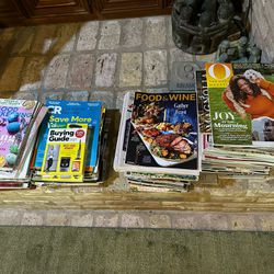 Stacks Of New Magazines 2023 - 2024; 7 - 8 Different Titles