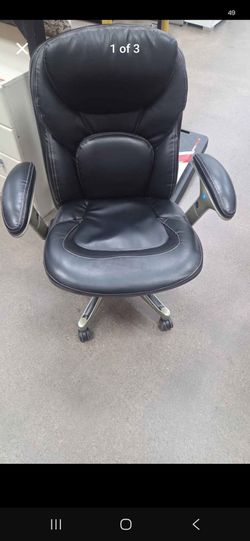 Black Leather serta Executive Office Chair