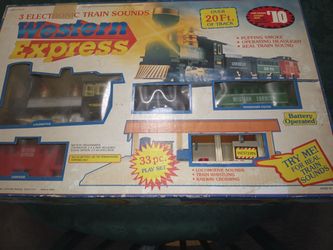 Western Express Electronic Train Set 33pc