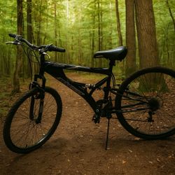 Mountain Bike - 26” Hyper Shocker - Dual Suspension - Shimano Gears