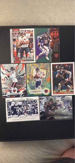 Caleb Williams Chicago Bears Football Card Lot