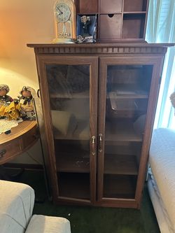 cabinet with glass doors