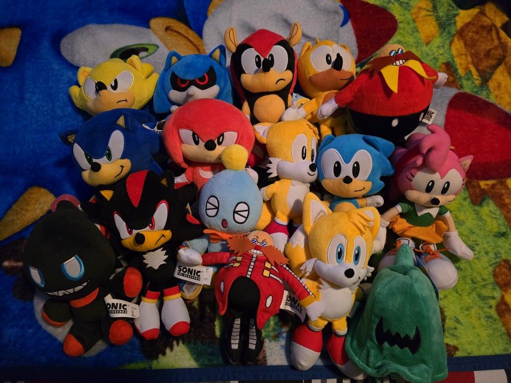 Sonic Plush Lot