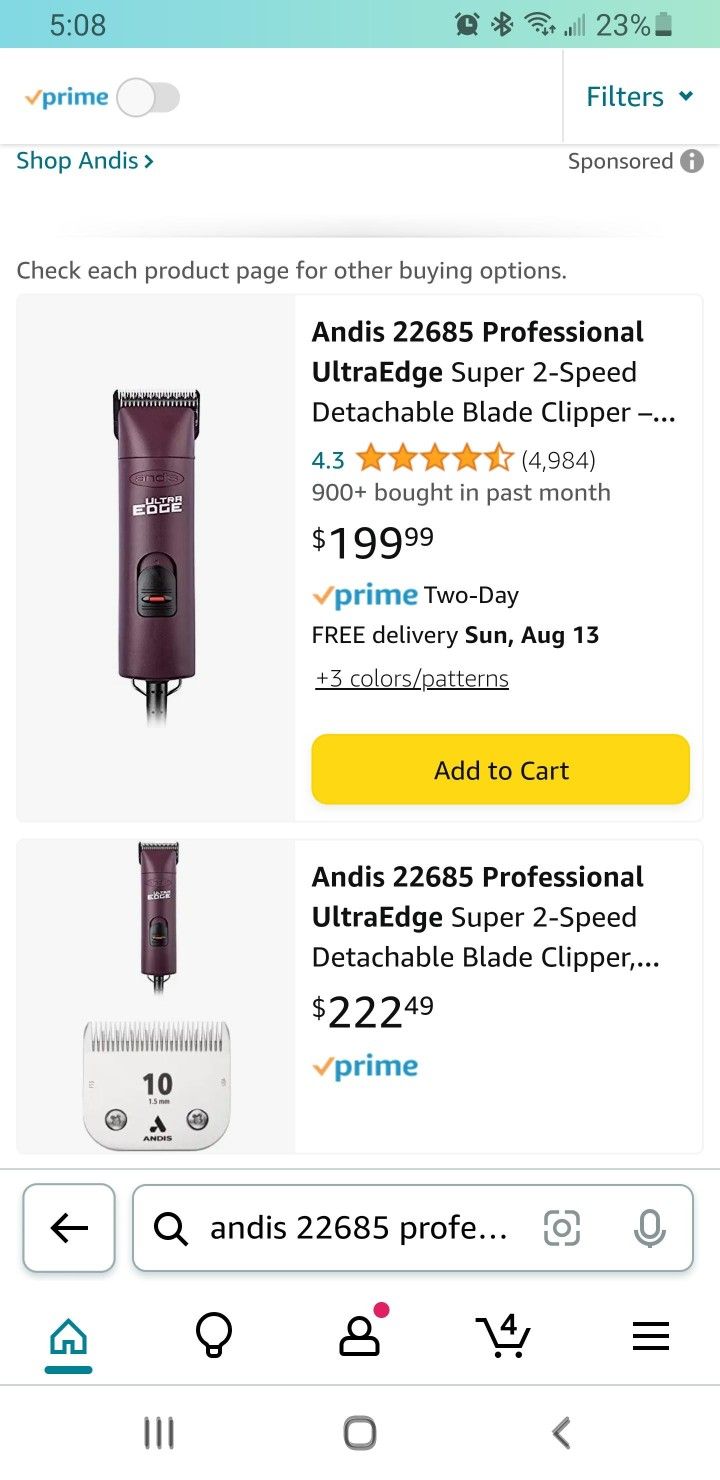 Andis 22685 AGC 2 Ultra Edge Clippers