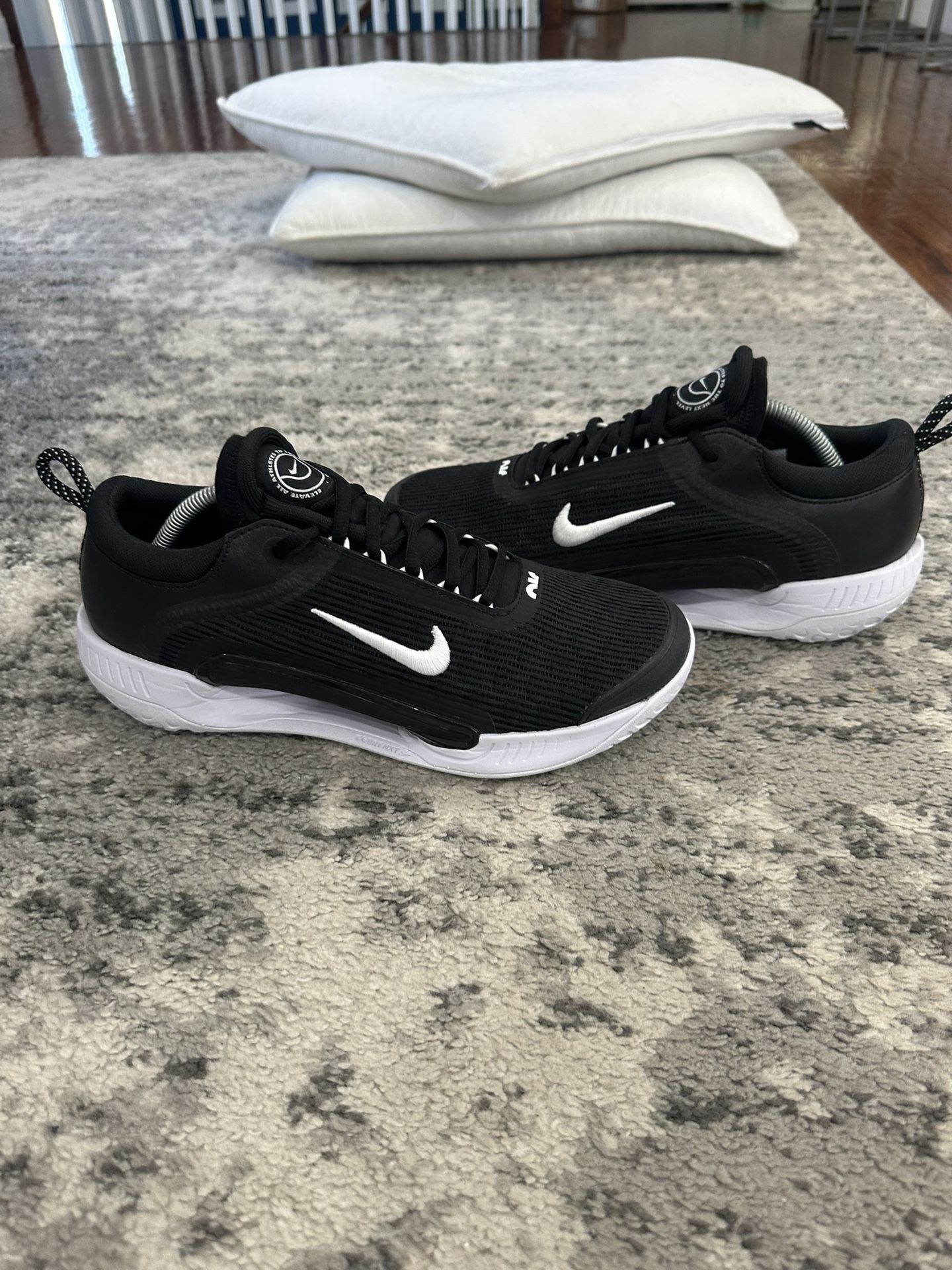 Nike Court Zoom NXT Vapor GP Turbo Tennis Shoes Black White DH0219-010 Men's 9.5