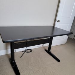  Linak Desk- Black - Sturdy - Spacious-$115