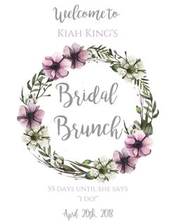 Welcome wedding sign