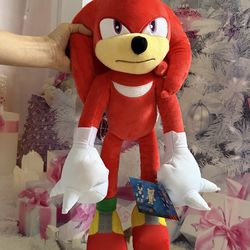 Toy Factory Sonic The Hedgehog Movie 2 Knuckles Echidna Red Plush 20”