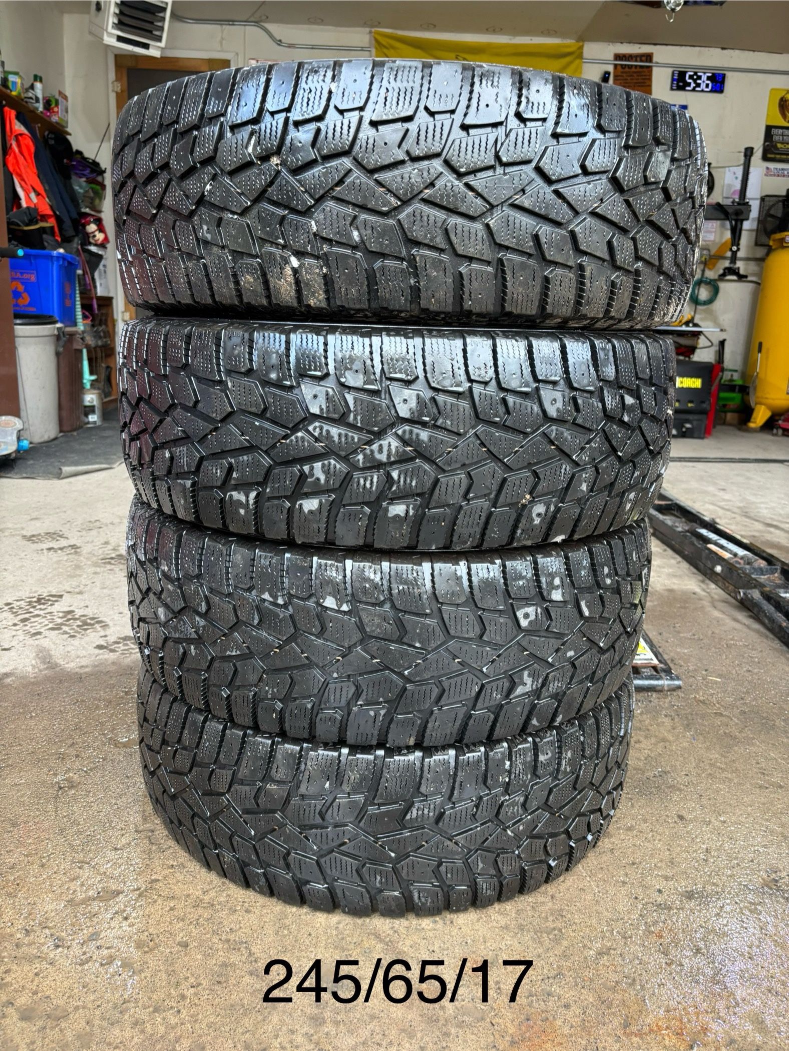 (4) - 245/65/17 Sumitomo Ice Edge Tires