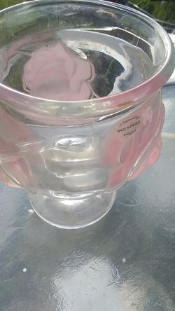 Telaflora vase with pink roses