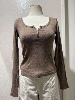 Brandy Melville Brown Long Sleeve