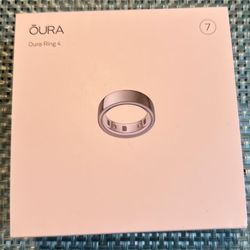 OURA RING 4 - Silver - New Sealed