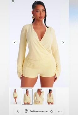 Size L fashion nova romper