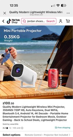 New smalle portable projector