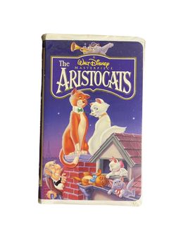 Walt Disney Masterpiece Aristocats Vhs Tape