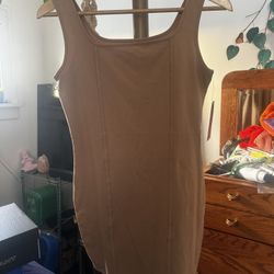 Wild Fable NWT Almond Butter Bodycon Dress - SZ L