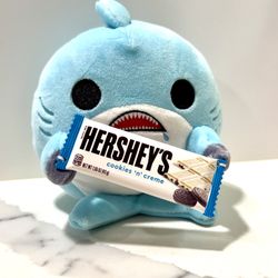 ZURU Hershey’s Cookies ’n’ Creme Shark Plush 2024 – Soft Stuffed Toy Cute Mint