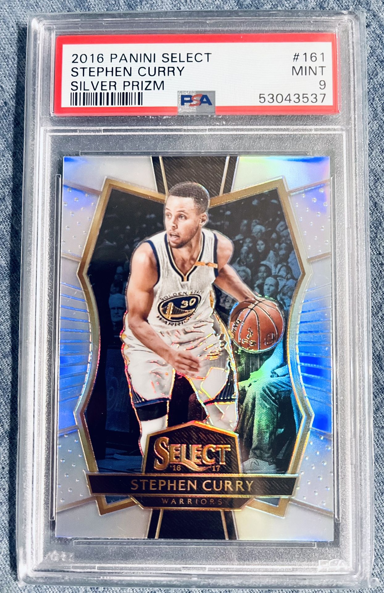 2016 Select Silver Stephen Curry PSA 9 Mint! Pop 15