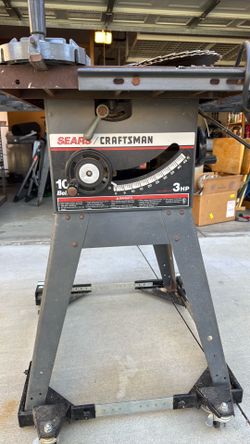 Craftsman 10” 3HP table saw