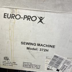 Sewing Machine. Euro-pro  X
