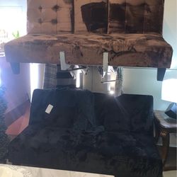Futon With Pull down Cup Holders 