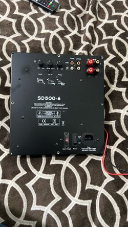 Yung SD500-6, 500W Class D Subwoofer Plate Amplifier Module with 6 dB at 25 Hz