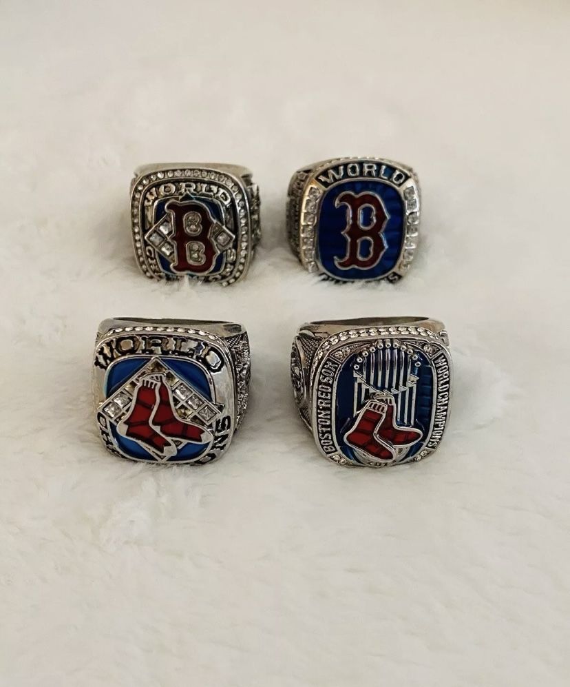 Boston Red Sox Championship Fan Rings Set