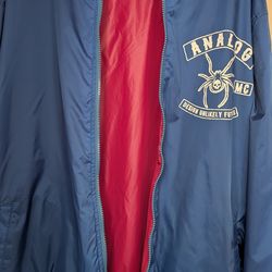 Analog Burton Blue Windbreaker Jacket Men’s XL Skate Snowboard Streetwear