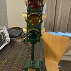1960s Antique B&B Bar Stool Stop Light.  Works 