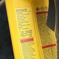 Dewalt Chainsaw
