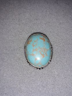 Beautiful Large Copper Turquoise ring