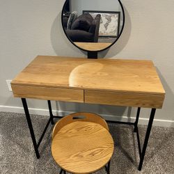 Vanity & Matching Stool 