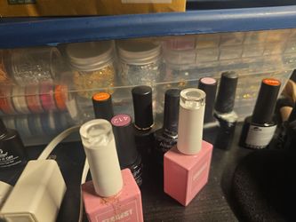 Box of nail gems