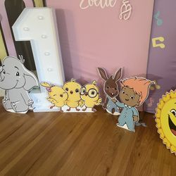 Canticos character waterproof cutouts