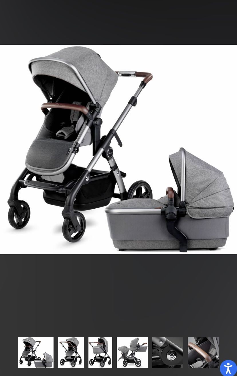 New 2021 Silver Cross Wave Stroller -Zinc (Gray)